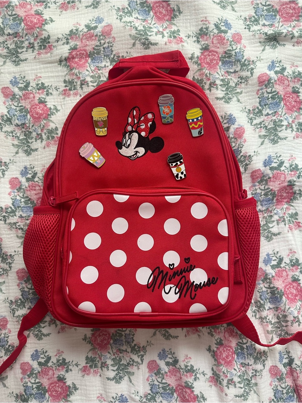 Red Minnie Mouse Polka Dot Mini Backpack